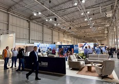 A look at the booth of Sofa Source from Ireland.