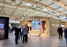 A look at the beginning of Hall 5, where Pierre Cardin bedding from ABC Bedding was exhibited.