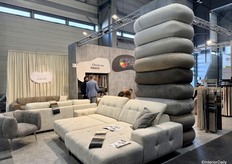 Exhibitors made a true spectacle of their booths, attracting plenty of visitor attention, as demonstrated here by JAD Fabrics.