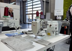 Strima presented its sewing machines, primarily intended for use in (furniture) fabrics.