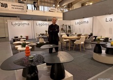 Emrah Tunc from Lagoma at the latest collection from the brand.