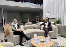 Fatih Yasar and Osman Tarsuslu from Kilim Mobilya.