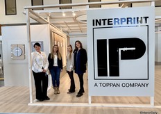 The team of Interprint, a toppan company. They were also recipients of an award.