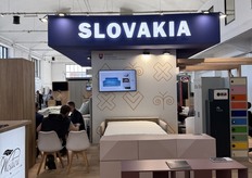 Several furniture companies from Slovakia were grouped together in a pavilion.