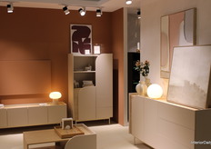 A brief glimpse of the booth of Jurek Meble, showcasing the brand’s current presentation and design direction.