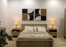 The newest bedroom collection formed the visual anchor of GM Gala Meble’s booth, underscoring the importance of cohesive bedroom concepts.