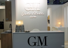 The front side of Gala Meble's booth.