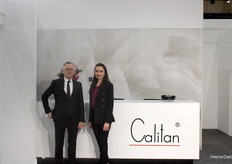 A moment at Calitan’s stand with Jan and Marlene at Meble Polska.