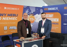 Representing ECE Logistics, Krzysztof and Wojciech engaged with attendees on business opportunities.