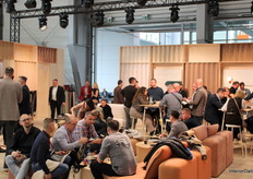 In Hall 8A, Davis Fabrics’s stand stood out as the hub of activity, capturing the interest of attendees throughout the day.