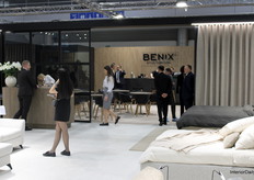 A photo of the award-winning booth of Meble Polska 2026, recognized as one of the fair’s standout presentations.