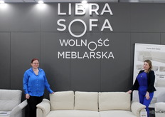 At Libra Sofa’s stand, Alena and Klaudia welcomed visitors and showcased the brand’s latest collections.