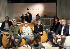 A group photo of the team behind Poldem Groupe at the award-winning booth.