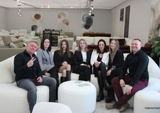 The team behind Stagra Meble, pictured at Meble Polska.