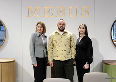 At Mebus’ stand, Natalia, owner and designer Vasyl Koshil, and Victoria showcased the team behind the brand’s innovative designs.