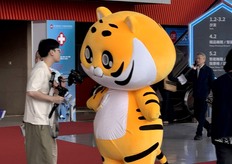 CIFF’s mascot, captured in one of the many halls.