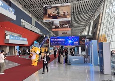 A brief glimpse of the walkways leading to Hall 5.2, just one of the 47 halls at the fair.