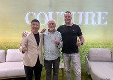 The 3 partners at COUTURE Jardin, from left to right: John Wu, Nourmand and Philip Couture.