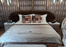 Maison Debrah’s use of shapes and colors in their bedding designs.