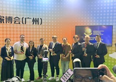 All the winners lined up after the 2026 International Furniture Leadership Awards at the Italian Lounge.