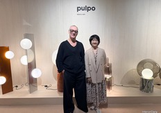 Pulpo’s owner, Patrick L’Hoste, with Vivian Huang from Joysliving.