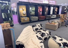 Fabb, first exhibited in Poland and now at CIFF, showcasing a broad selection of fabrics and colors.