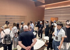 A glimpse of the bustling activity at the booths.