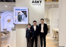 Posed for the picture at ASKT, from left to right: Thompson Qi, Sunbin Qi, and Wili Wong.