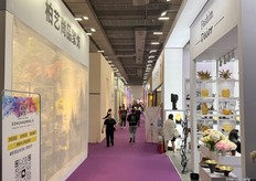 One of the hallways, narrower than most, showcased a multitude of companies, each presenting a distinctive collection.