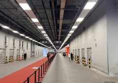 Beneath the main areas, the underground hallways guided visitors on a red carpet while buggies drove alongside.
