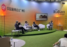 The Italian Lounge hosted multiple forums such as highlighting the impact and significance of Italian design across the furniture industry.