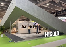 The entrance to HIGOLD's booth.