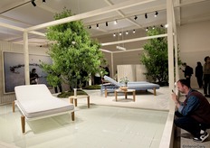 Pedrali had a much larger stand than last year and went all out.