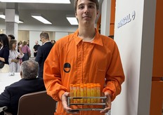 At Sancal, they handed out tubes containing alcohol.