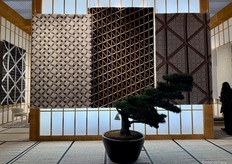 Beautiful presentation of rugs by Jaipur Rugs.