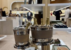 Champagne/wine coolers from the Italian luxury brand Giobagnara.