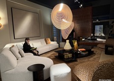 Inside the Frigerio booth...