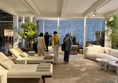 View of the outdoor collection of Flou.