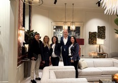 The Eichholtz team posed for a photo.