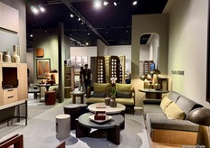 Glimpse at the Clara Home booth.