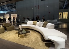 White Grand Organic new sofa Julia by Bonaldo.
