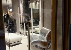 Nice silver chair by Visionnaire.