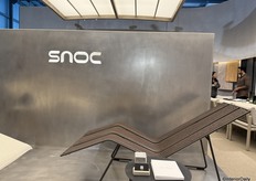 Snoc Veu Collection chaise lounge novelty. It's the first time the company attended the fair as exhibitor.