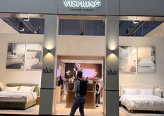 The entrance of the English luxury beds, Vispring.