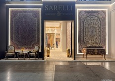 Luxurious entrance at SARELLI's interiors textiles.