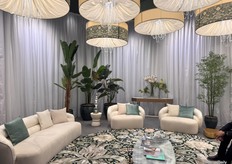 High-end collection at Sicis' stand.