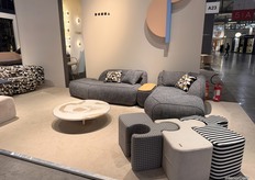 Donna Furniture was among the Ukrainian companies in the national pavilion, presenting its latest modular-focused designs.