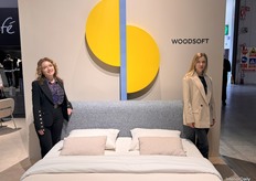 Olena and Uliana from Woodsoft were present at the Ukrainian pavilion.