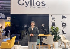 Konstantinos Gyllos, son of the owner at Gyllos Furniture Concepts.