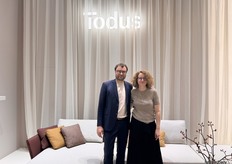 Pavel and Suzana, husband and wife, and owners of Todus, with the focus on outdoor furniture.